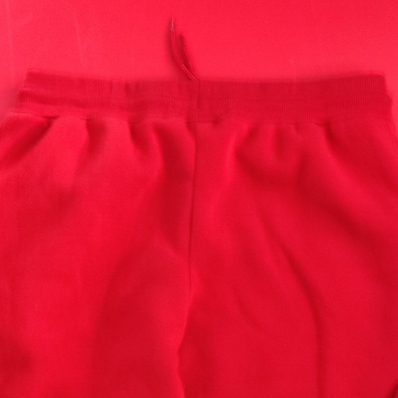 Coca-Cola sweatpants / training pants red with yellow printed logo men's size M - Picture 4 of 7